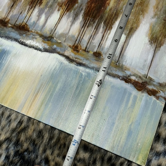 🆕Canvas Tree Forest Painting, 16”x16” - Picture 5 of 6